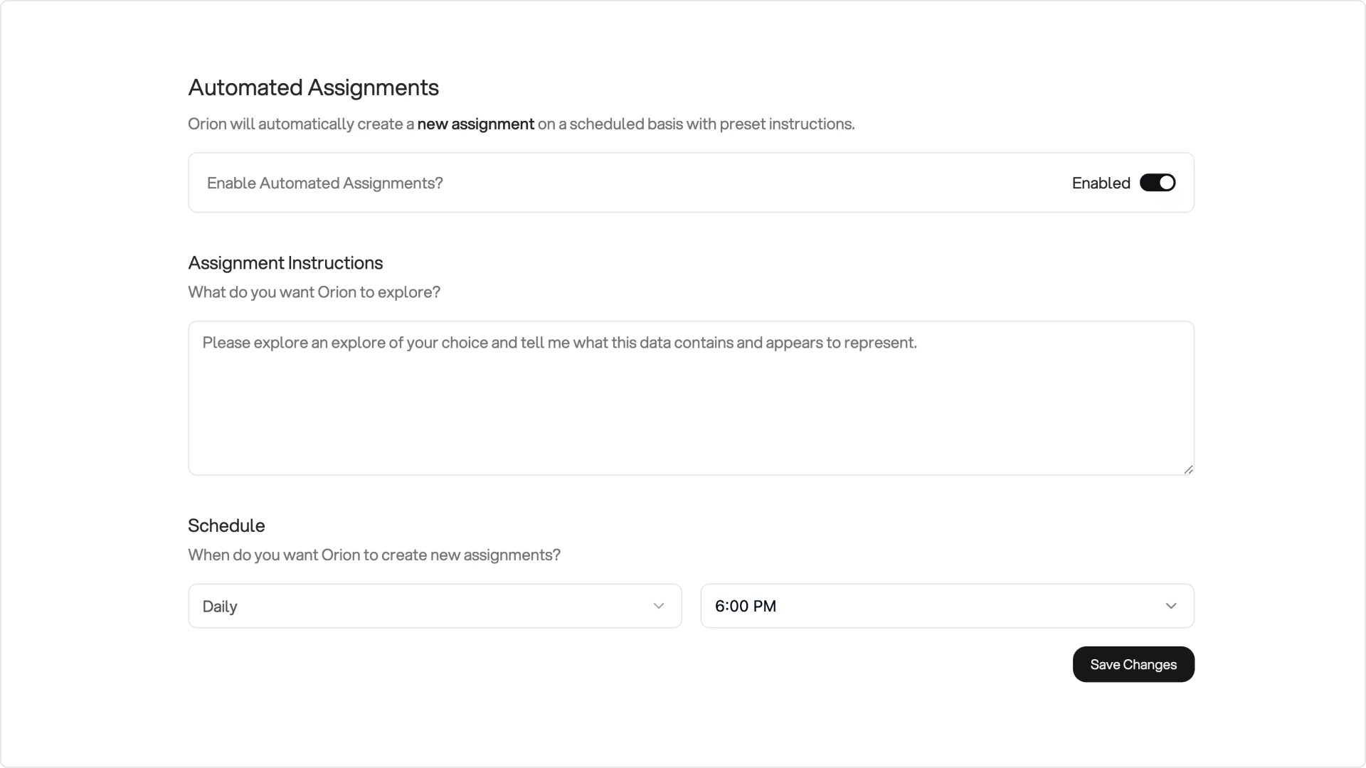 Automated Assignments